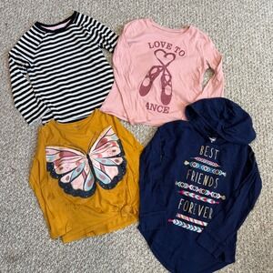 Girls Long Sleeve Top‎ Bundle Cat & Jack Carters OshKosh Childrens Place Size 5